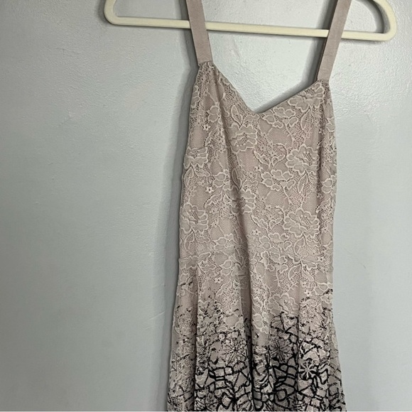Free People Flocked Lace Dress Fit and Flare Sleeveless Small - Picture 4 of 15